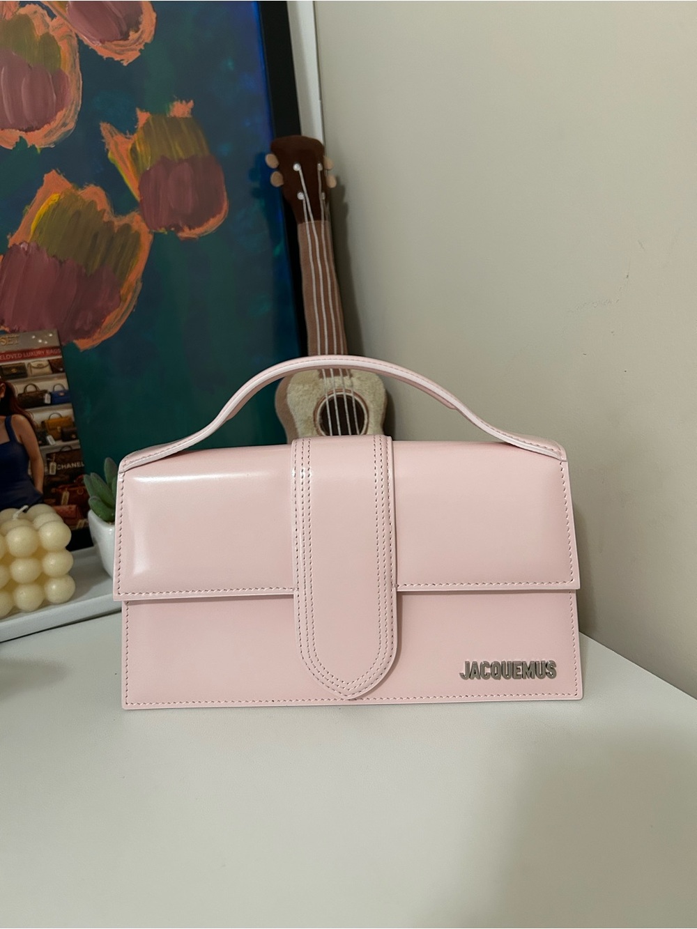 Jacquemus Pink Le Grand Top-Handle Bag